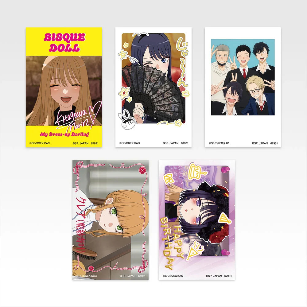 Ichiban   Kuji   My   Dress-Up   Darling   Season   2   -   H   Prize   Hologram   Sticker   Sets   Complete   Set   of   12   Types