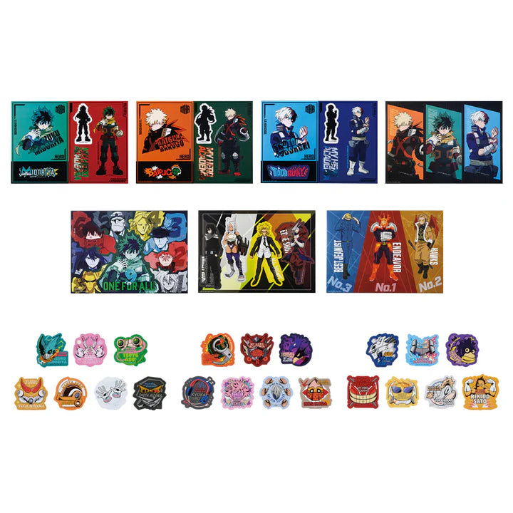 Ichiban   Kuji   My   Hero   Academia   The   Power   of   Weaving   -   G   Prize   Variety   Sticker   Complete   Set   of   10   Types