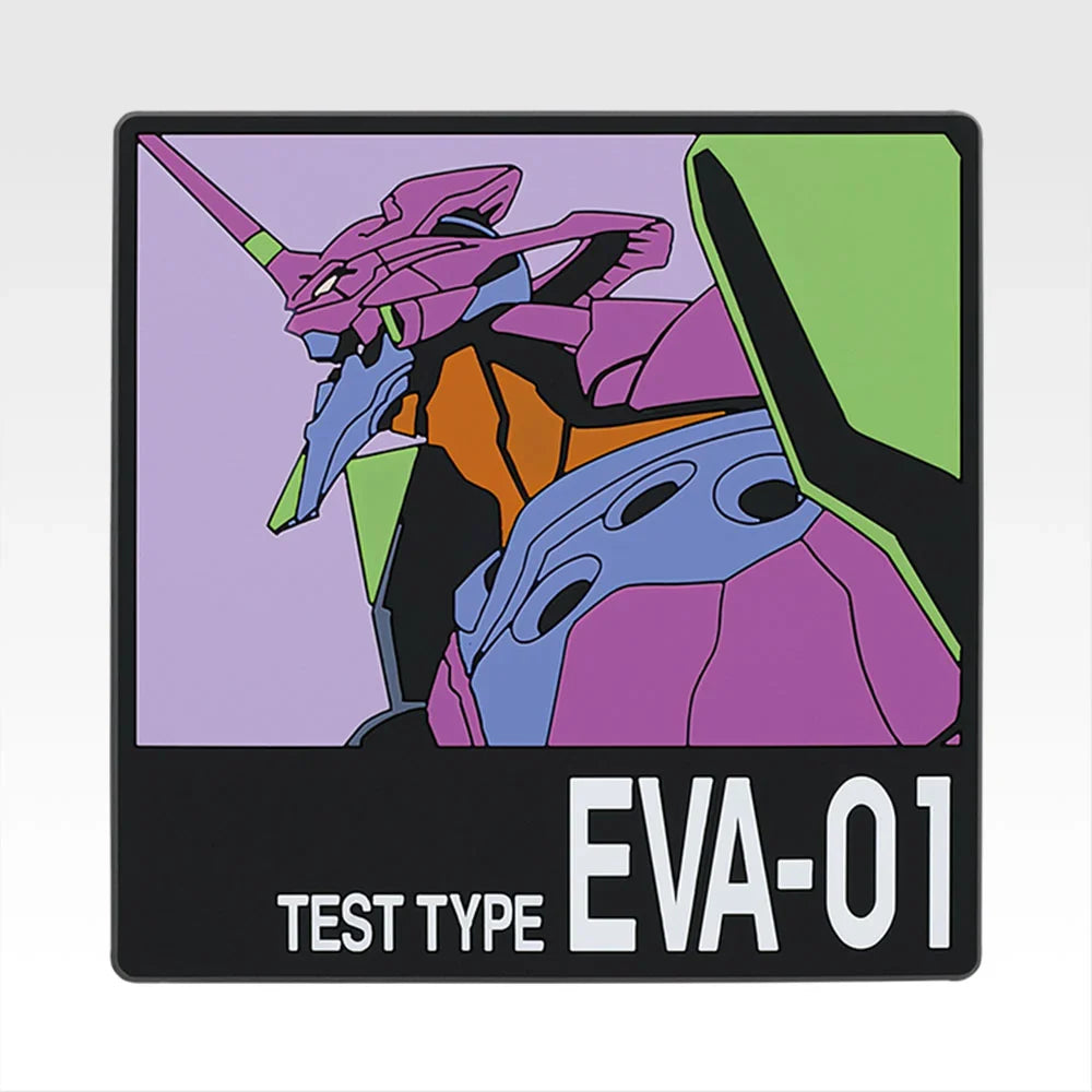 Ichiban   Kuji   Neon   Genesis   Evangelion   30th   Anniversary   -   E   Prize   Rubber   Coasters   Complete   Set   of   9   Types