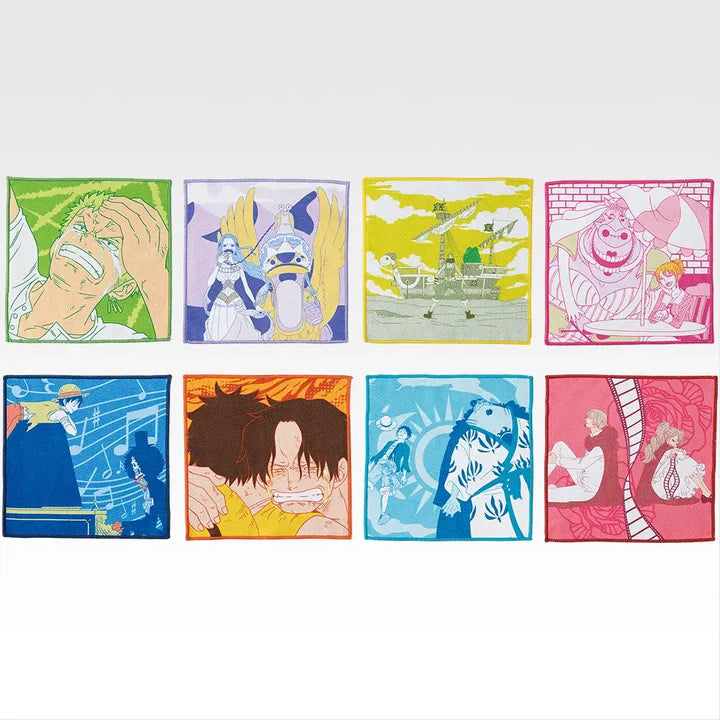 Ichiban   Kuji   One   Piece   Dramatic   Memories   -   H   Prize   Towel   Collection   Complete   Set   of   8   Types