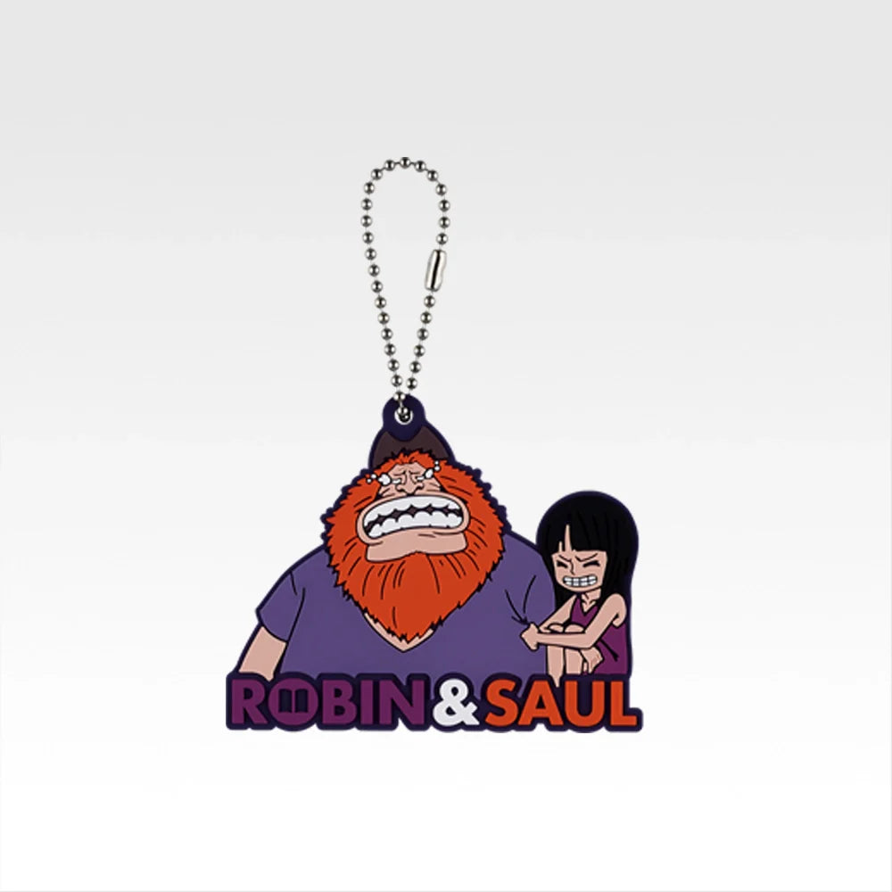 Ichiban   Kuji   One   Piece   Dramatic   Memories   -   I   Prize   Rubber   Keychains   Complete   Set   of   8   Types