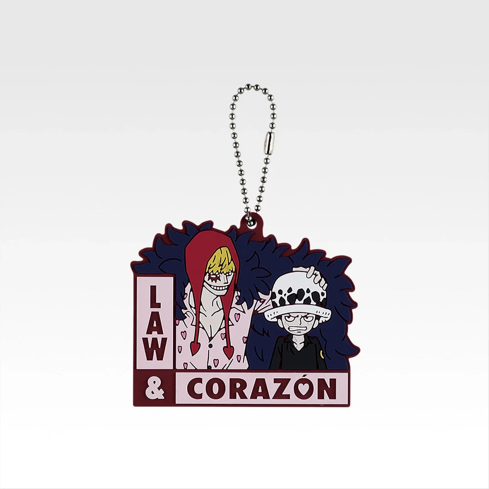 Ichiban   Kuji   One   Piece   Dramatic   Memories   -   I   Prize   Rubber   Keychains   Complete   Set   of   8   Types