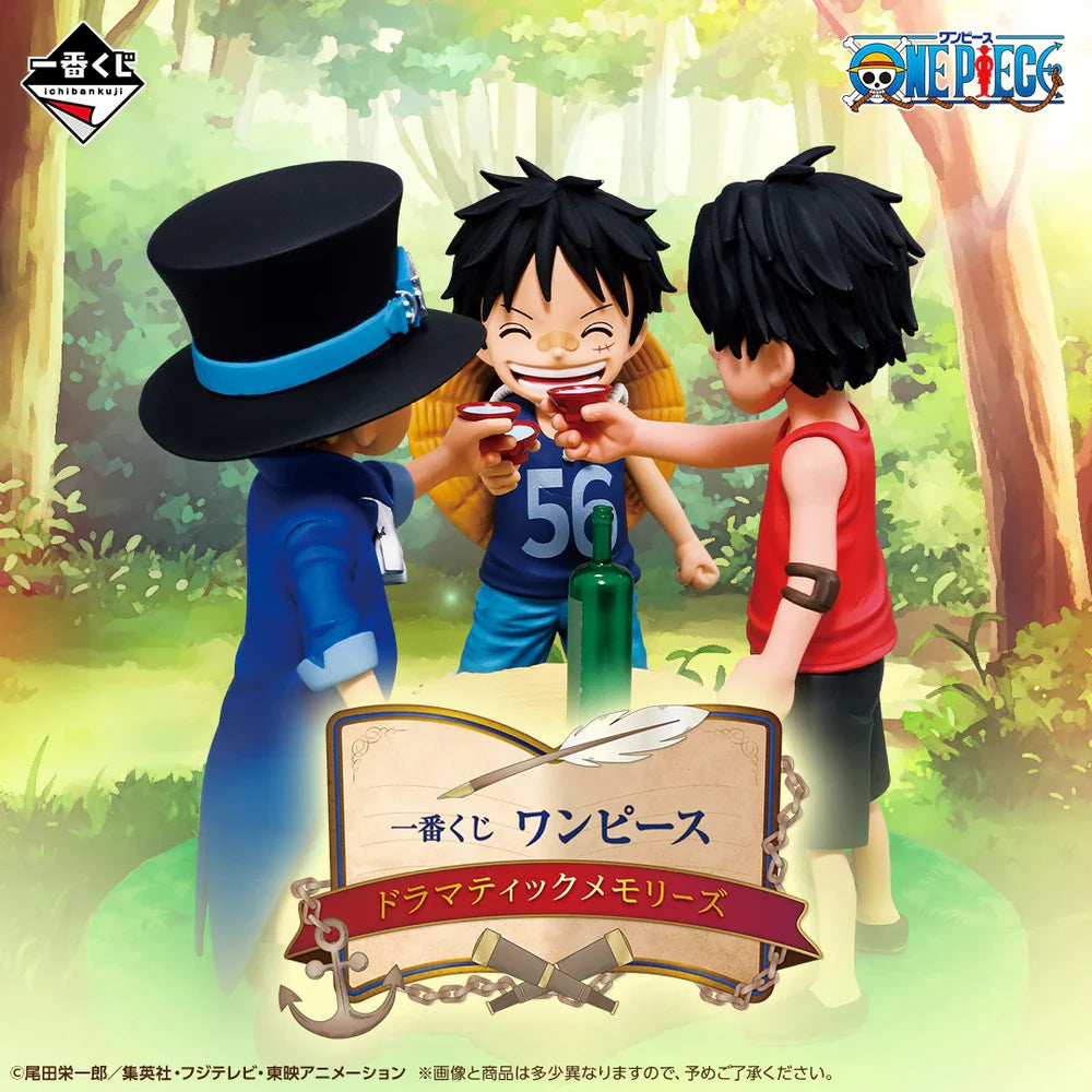 Ichiban   Kuji   One   Piece   Dramatic   Memories   -   I   Prize   Rubber   Keychains   Complete   Set   of   8   Types