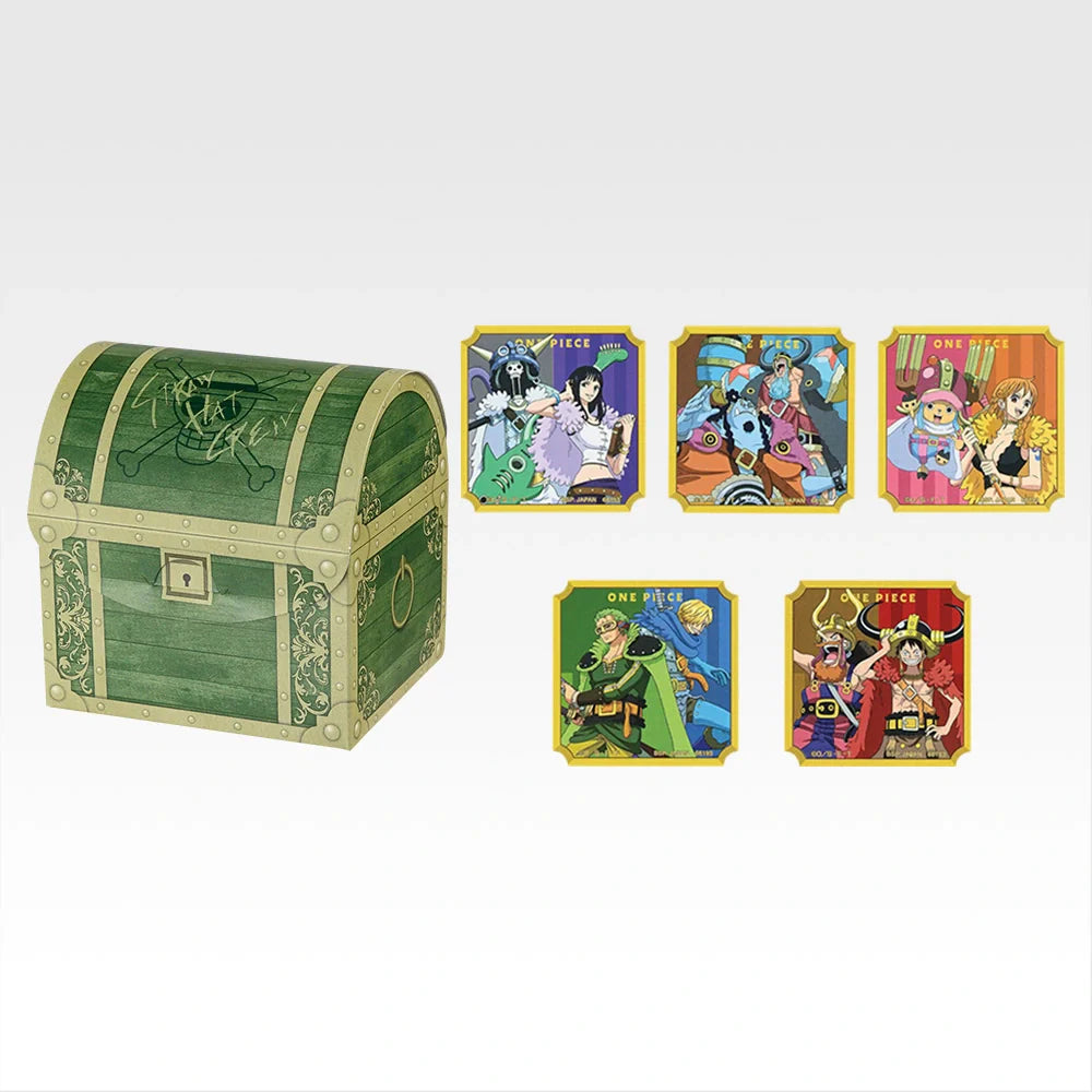 Ichiban   Kuji   One   Piece   Elbaf   Arc   Giant   Bash!!   Vol.1   -   G   Prize   Treasure   Chest   Sticker   Set