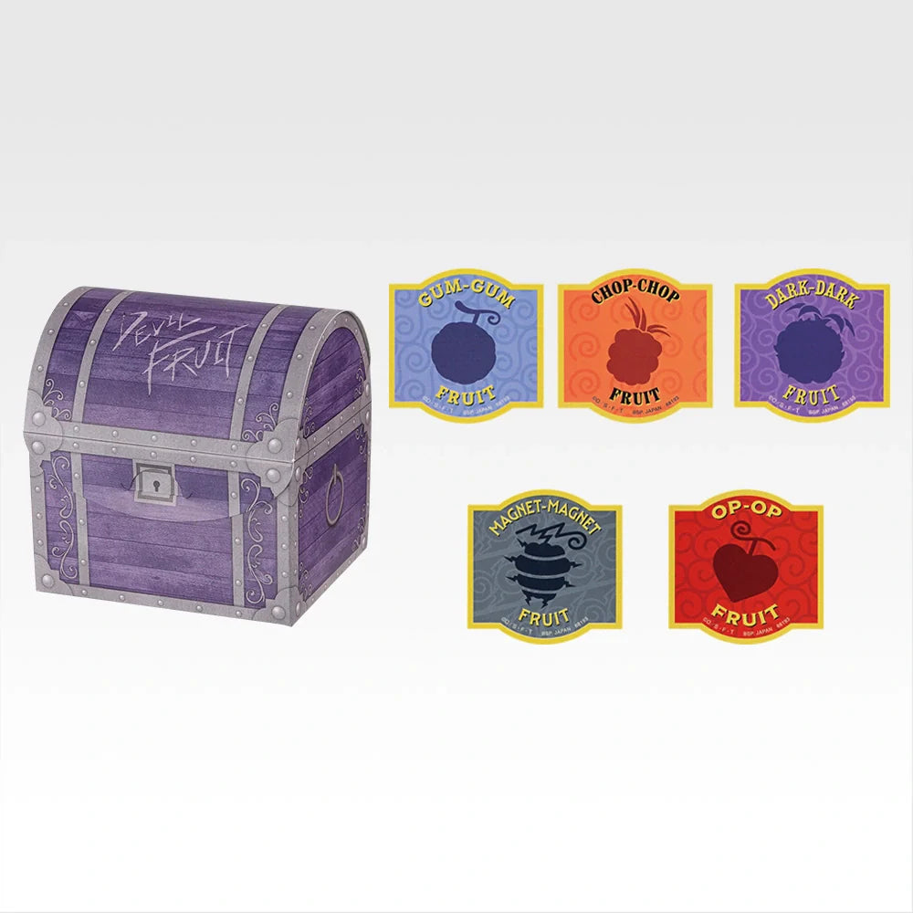 Ichiban   Kuji   One   Piece   Elbaf   Arc   Giant   Bash!!   Vol.1   -   G   Prize   Treasure   Chest   Sticker   Set