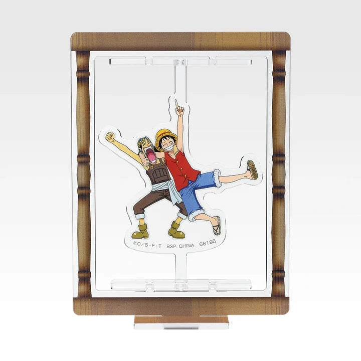 Ichiban   Kuji   One   Piece   Elbaf   Arc   Giant   Bash!!   Vol.   2   -   G   Prize   Permanent   Pointer   Acrylic   Stand   Duo   Set