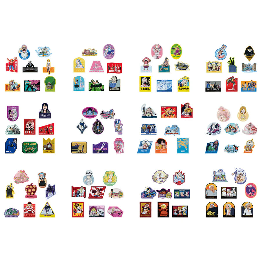 Ichiban   Kuji   One   Piece   Takumi   no   Keifu   Hakyoku   -   H   Prize   Flake   Sticker   Complete   Set   of   12   Types