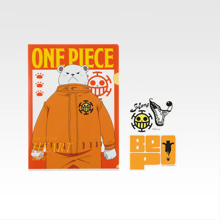 Ichiban   Kuji   One   Piece   The   Unbreakable   Law   -   J   Prize   Clear   File   and   Sticker   Complete   Set   of   10   Types