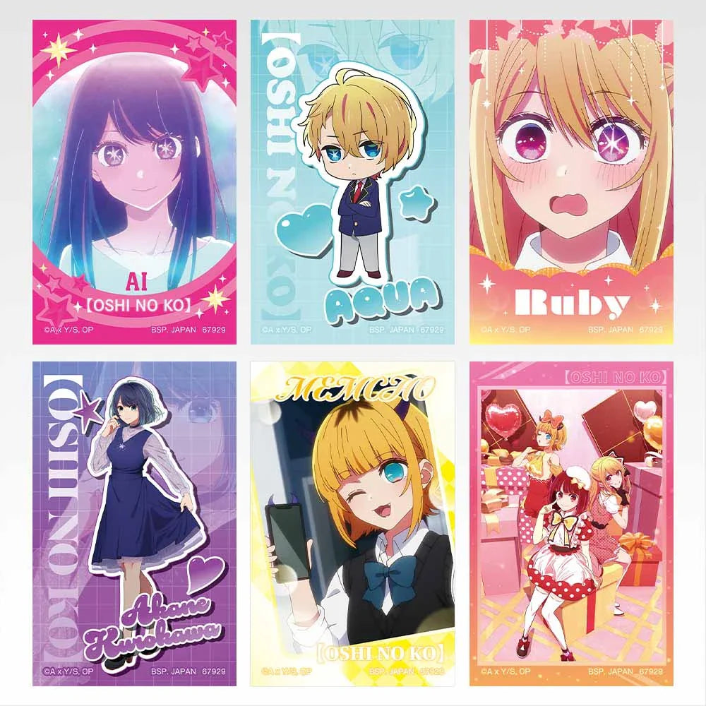 Ichiban   Kuji   Oshi   no   Ko   Bouquet   of   Dreams   -   I   Prize   Hologram   Stickers   Set   Complete   Set   of   10   Types