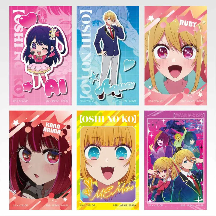 Ichiban   Kuji   Oshi   no   Ko   Bouquet   of   Dreams   -   I   Prize   Hologram   Stickers   Set   Complete   Set   of   10   Types