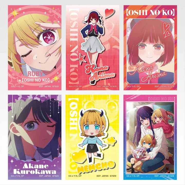 Ichiban   Kuji   Oshi   no   Ko   Bouquet   of   Dreams   -   I   Prize   Hologram   Stickers   Set   Complete   Set   of   10   Types