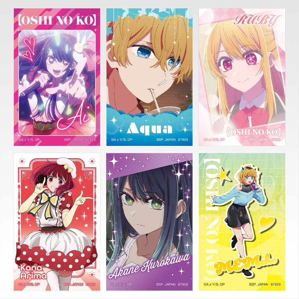 Ichiban   Kuji   Oshi   no   Ko   Bouquet   of   Dreams   -   I   Prize   Hologram   Stickers   Set   Complete   Set   of   10   Types