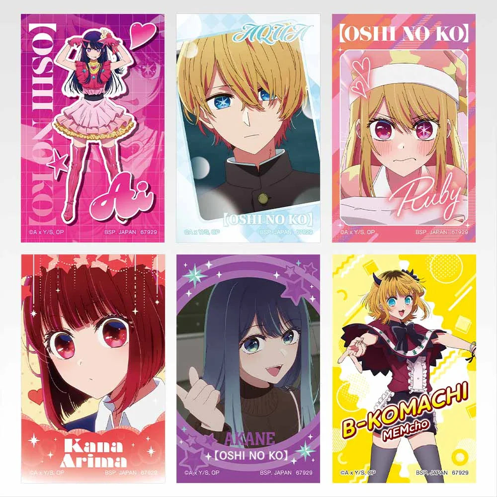 Ichiban   Kuji   Oshi   no   Ko   Bouquet   of   Dreams   -   I   Prize   Hologram   Stickers   Set   Complete   Set   of   10   Types