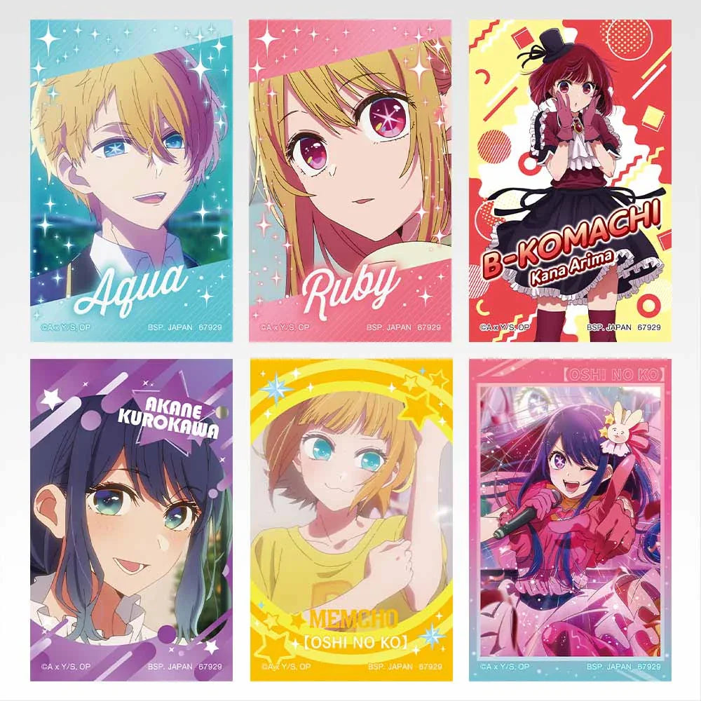 Ichiban   Kuji   Oshi   no   Ko   Bouquet   of   Dreams   -   I   Prize   Hologram   Stickers   Set   Complete   Set   of   10   Types