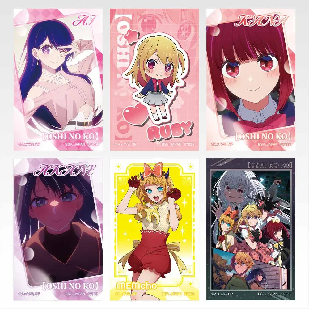 Ichiban   Kuji   Oshi   no   Ko   Bouquet   of   Dreams   -   I   Prize   Hologram   Stickers   Set   Complete   Set   of   10   Types