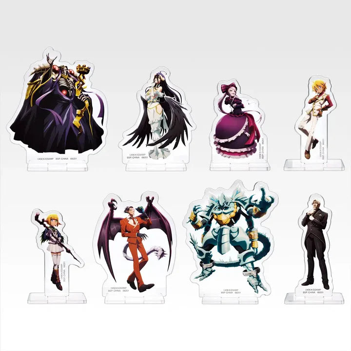 Ichiban   Kuji   Overlord   -   F   Prize   Acrylic   Stand   Complete   Set   of   8   Types