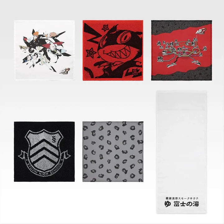Ichiban   Kuji   Persona   5   Royal   -   E   Prize   Variety   Cloth   Collection   Complete   Set   of   6   Types