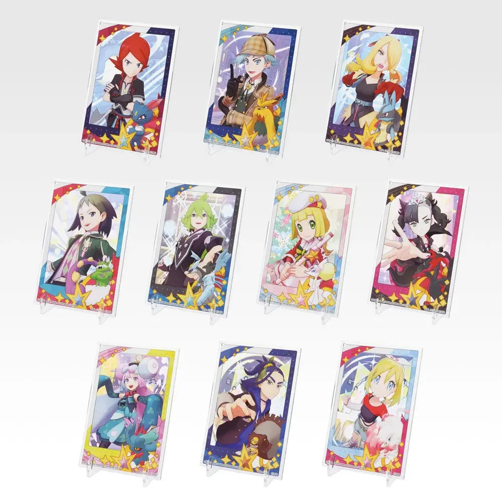 Ichiban   Kuji   Pokemon   Masters   EX   7th   Anniversary   -   E   Prize   Memorial   Photo   Mini   Art   Board   Complete   Set   Of   10   Types