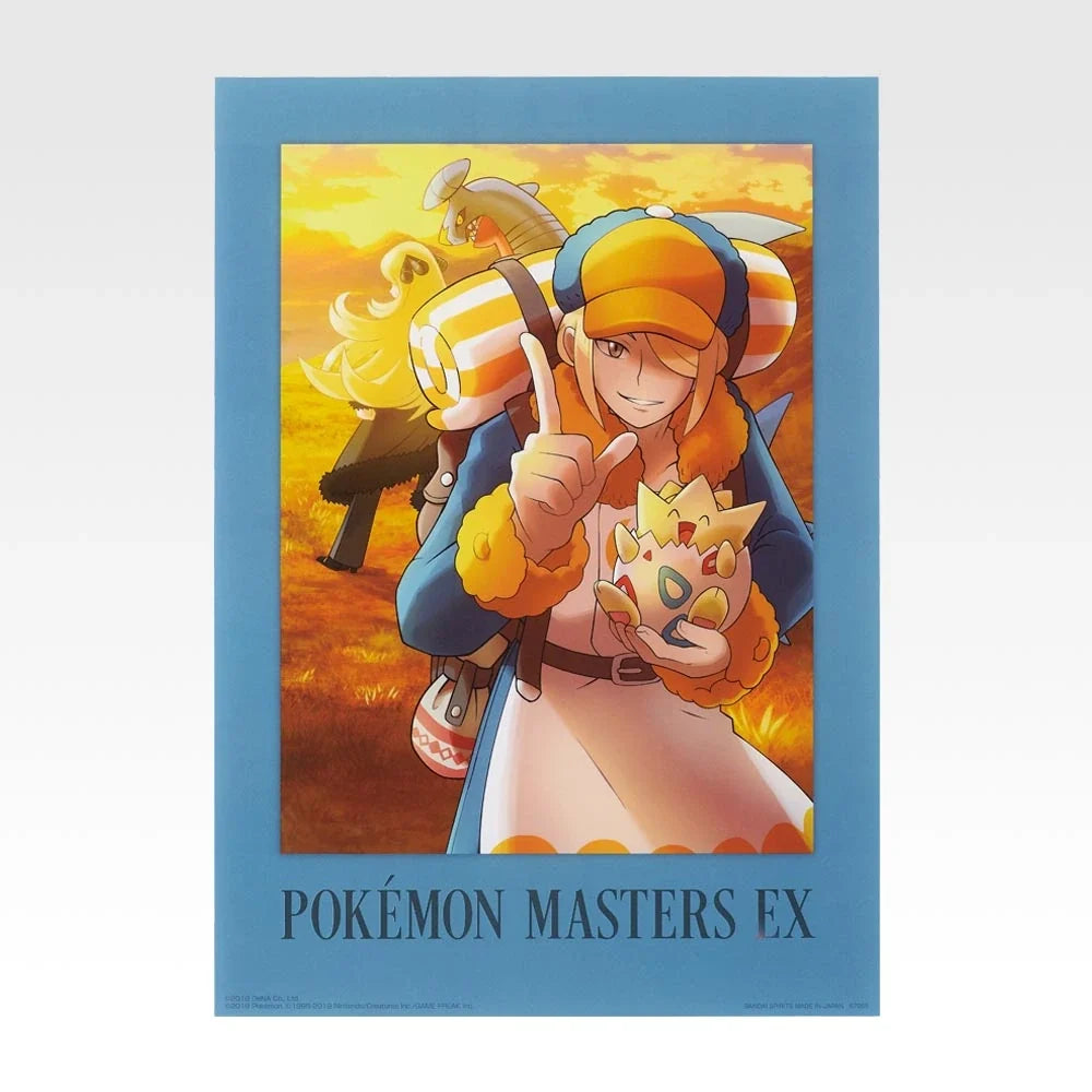 Ichiban   Kuji   Pokemon   Masters   EX   7th   Anniversary   -   F   Prize   Pokemon   Masters   Art   Clear   Poster   (22   Types)