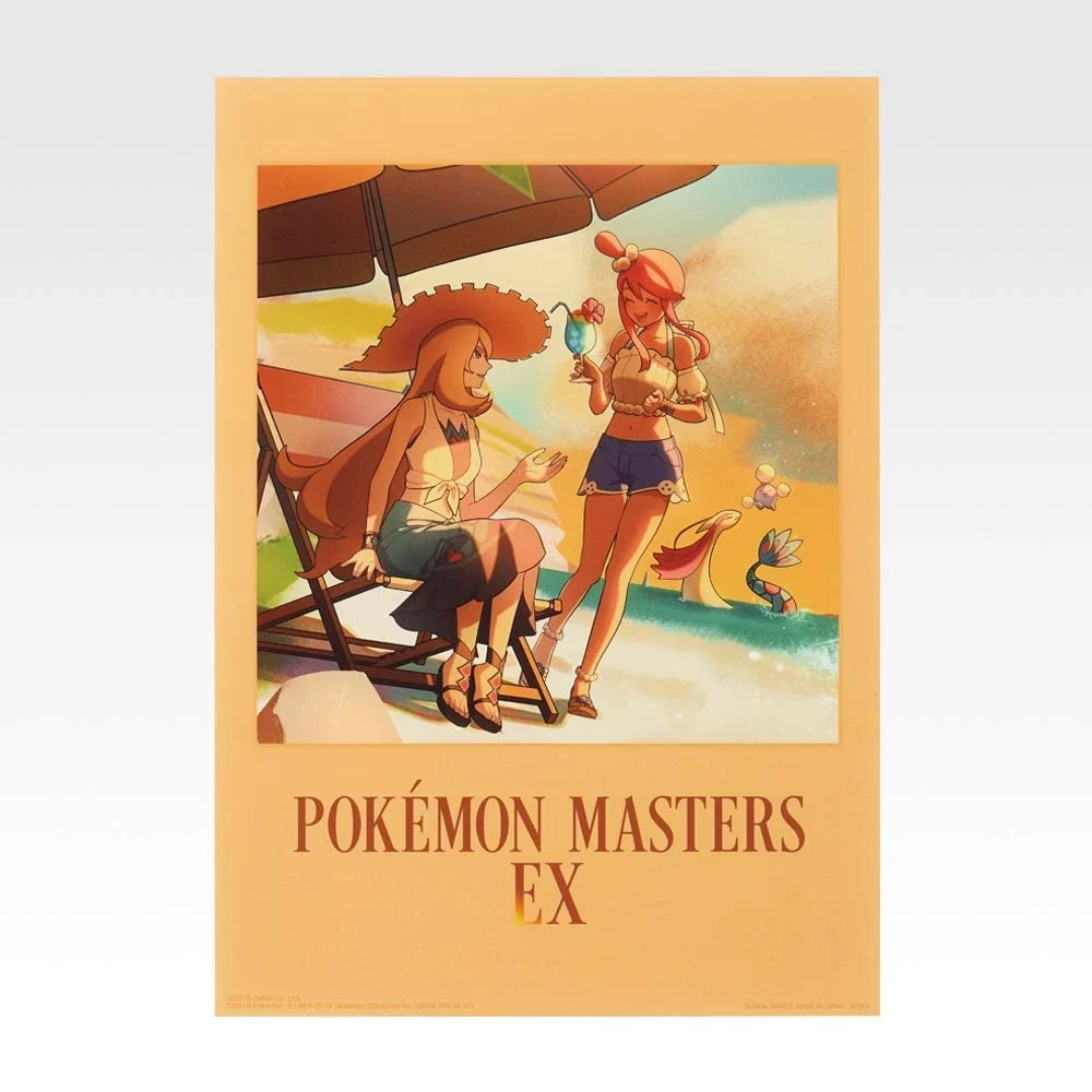 Ichiban   Kuji   Pokemon   Masters   EX   7th   Anniversary   -   F   Prize   Pokemon   Masters   Art   Clear   Poster   (22   Types)
