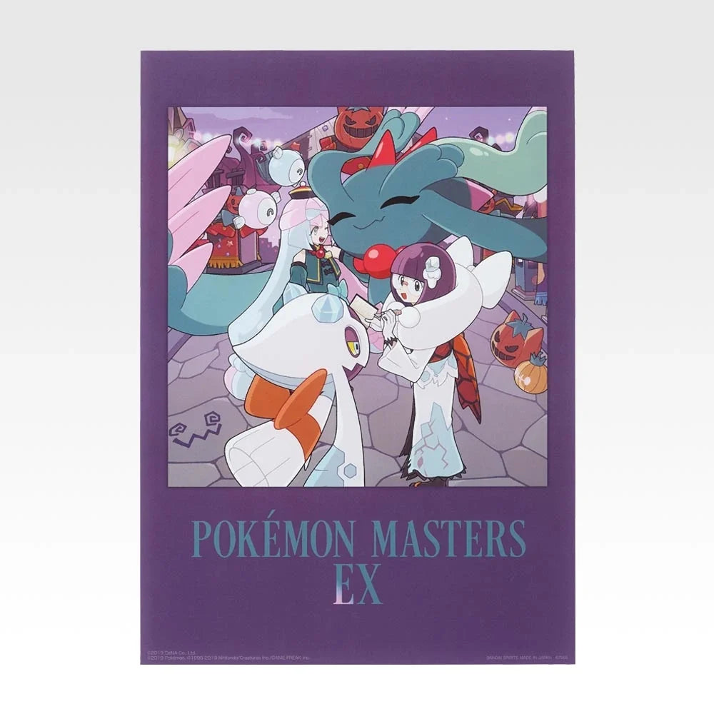 Ichiban   Kuji   Pokemon   Masters   EX   7th   Anniversary   -   F   Prize   Pokemon   Masters   Art   Clear   Poster   (22   Types)