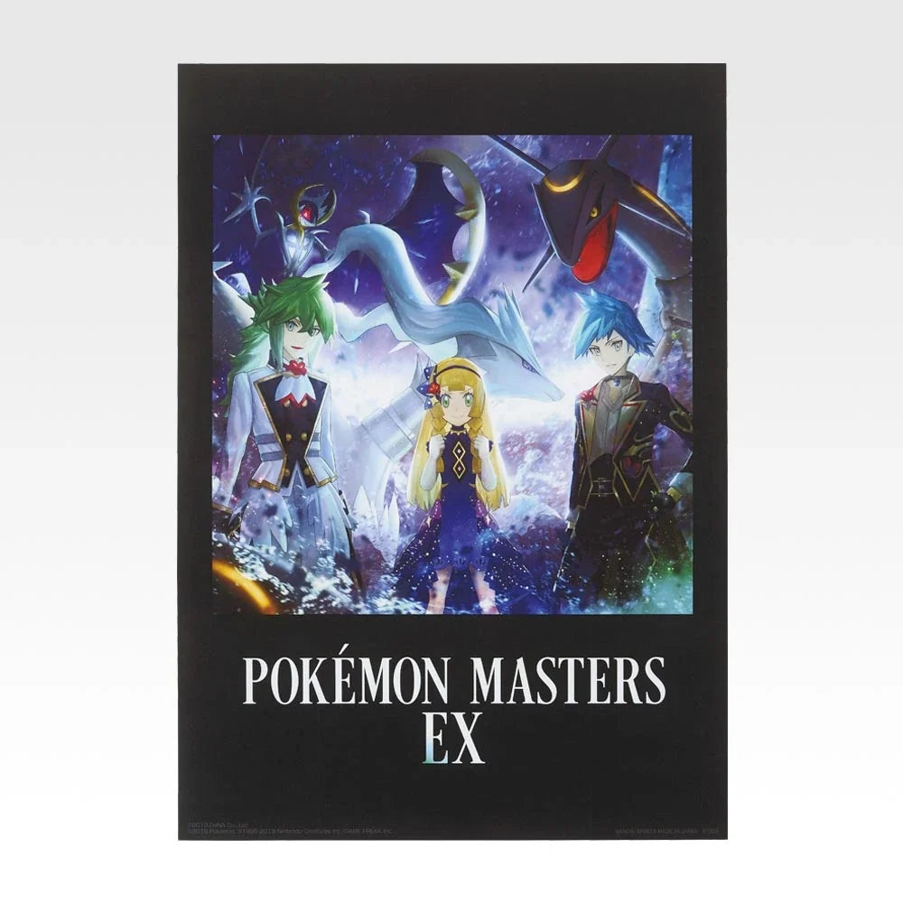 Ichiban   Kuji   Pokemon   Masters   EX   7th   Anniversary   -   F   Prize   Pokemon   Masters   Art   Clear   Poster   (22   Types)