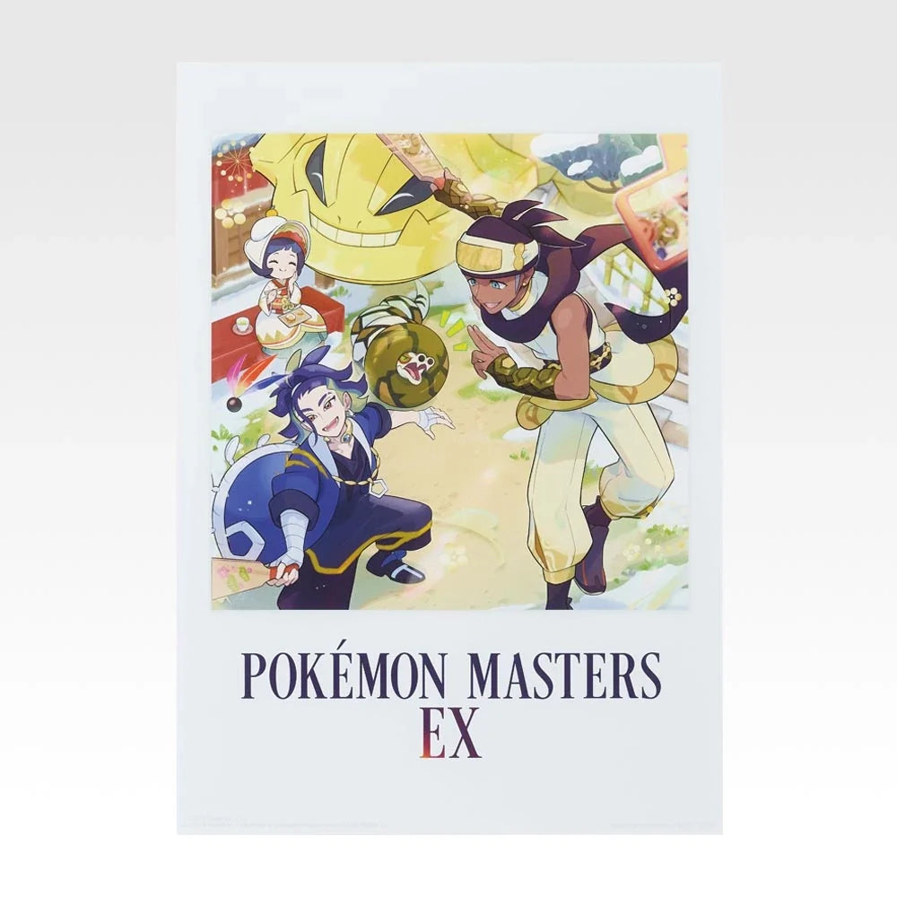 Ichiban   Kuji   Pokemon   Masters   EX   7th   Anniversary   -   F   Prize   Pokemon   Masters   Art   Clear   Poster   (22   Types)