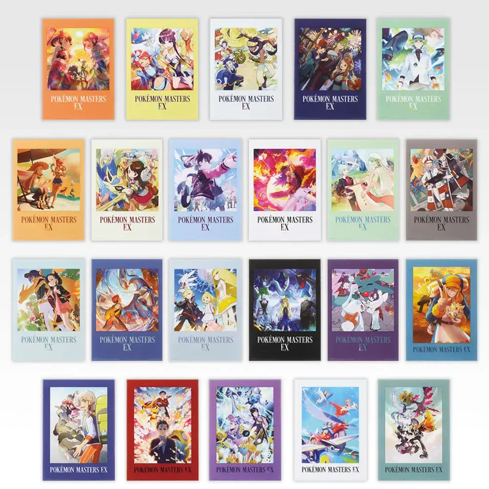 Ichiban   Kuji   Pokemon   Masters   EX   7th   Anniversary   -   F   Prize   Pokemon   Masters   Art   Clear   Poster   (22   Types)