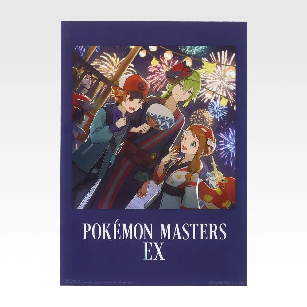 Ichiban   Kuji   Pokemon   Masters   EX   7th   Anniversary   -   F   Prize   Pokemon   Masters   Art   Clear   Poster   (22   Types)
