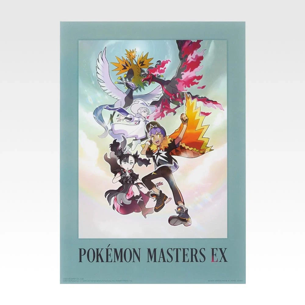 Ichiban   Kuji   Pokemon   Masters   EX   7th   Anniversary   -   F   Prize   Pokemon   Masters   Art   Clear   Poster   (22   Types)