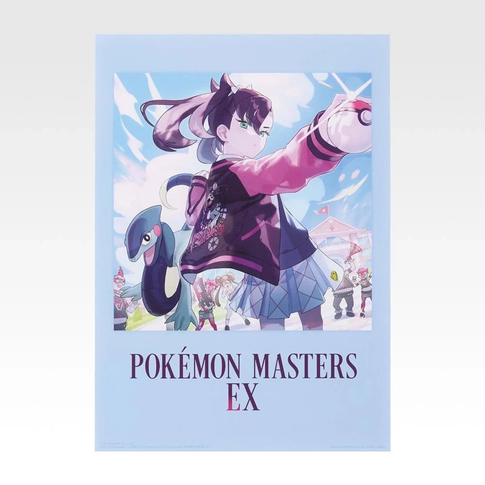 Ichiban   Kuji   Pokemon   Masters   EX   7th   Anniversary   -   F   Prize   Pokemon   Masters   Art   Clear   Poster   (22   Types)