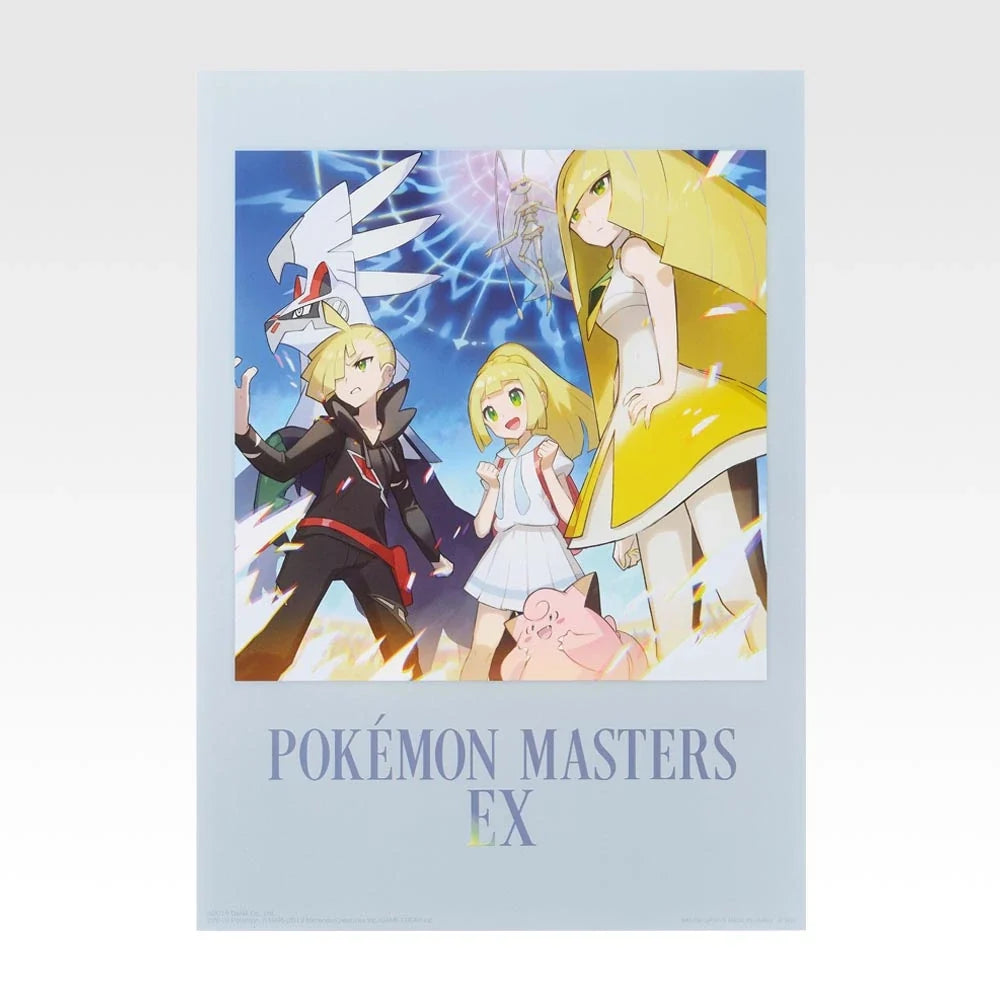 Ichiban   Kuji   Pokemon   Masters   EX   7th   Anniversary   -   F   Prize   Pokemon   Masters   Art   Clear   Poster   (22   Types)