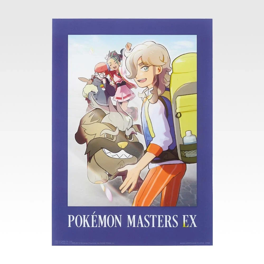 Ichiban   Kuji   Pokemon   Masters   EX   7th   Anniversary   -   F   Prize   Pokemon   Masters   Art   Clear   Poster   (22   Types)
