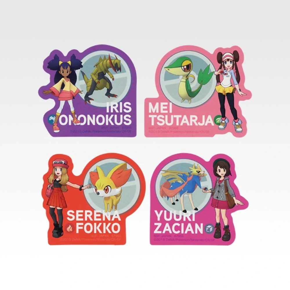 Ichiban   Kuji   Pokemon   Masters   EX   7th   Anniversary   -   G   Prize   Buddies   Stickers   Collection   Complete   Set   Of   10   Types