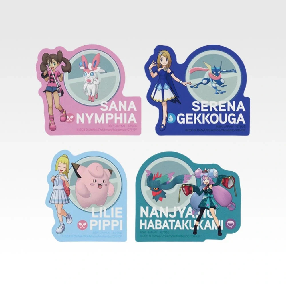 Ichiban   Kuji   Pokemon   Masters   EX   7th   Anniversary   -   G   Prize   Buddies   Stickers   Collection   Complete   Set   Of   10   Types