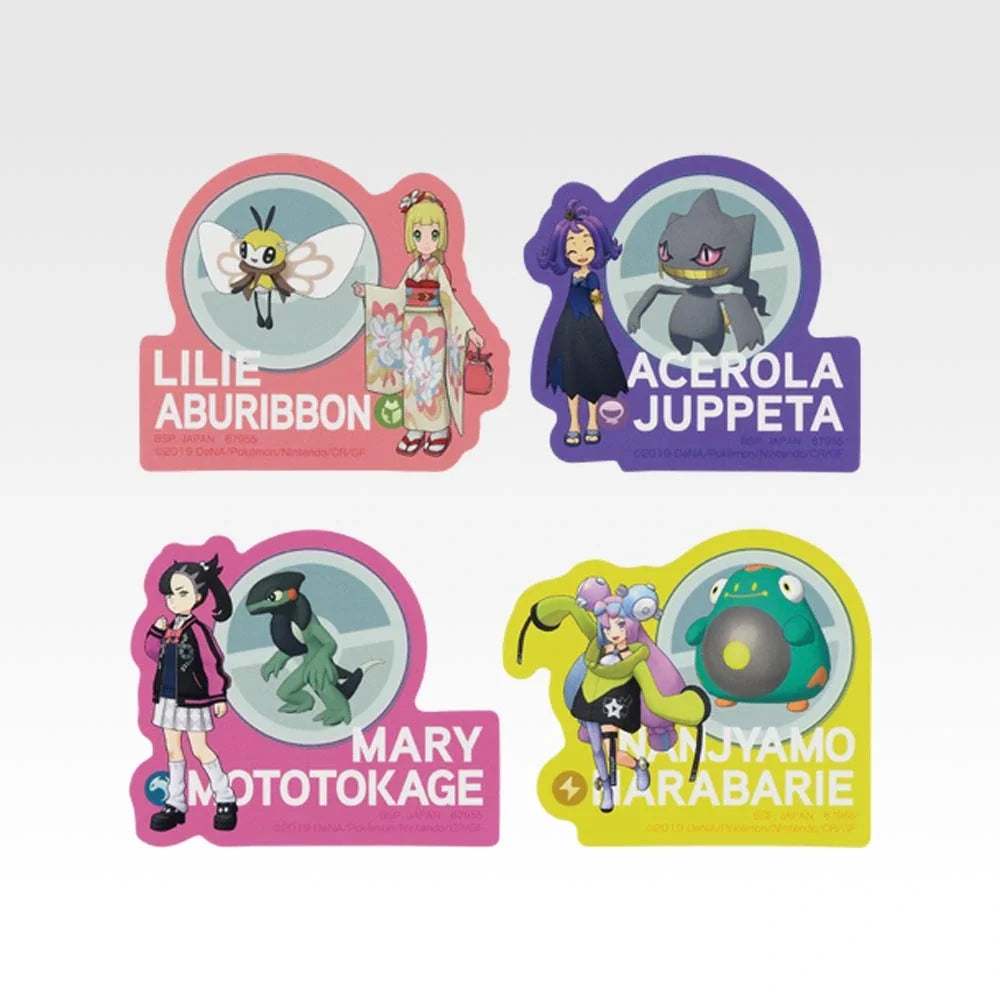 Ichiban   Kuji   Pokemon   Masters   EX   7th   Anniversary   -   G   Prize   Buddies   Stickers   Collection   Complete   Set   Of   10   Types