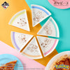 Ichiban   Kuji   Pokemon   Poke   Pieces   Welcome   to   the   PEACE   Diner   -   G   Prize   Pizza-shaped   Plate   Complete   Set   of   6   Types
