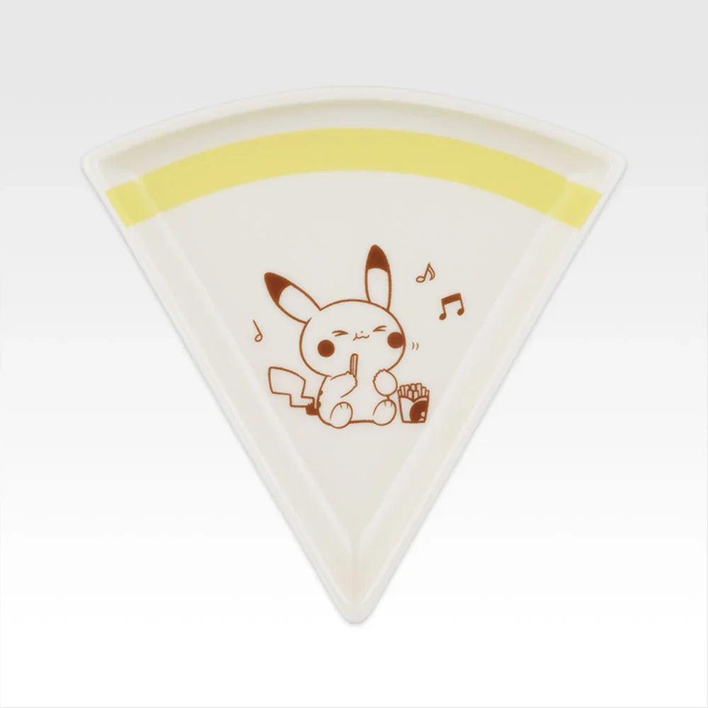Ichiban   Kuji   Pokemon   Poke   Pieces   Welcome   to   the   PEACE   Diner   -   G   Prize   Pizza-shaped   Plate   Complete   Set   of   6   Types