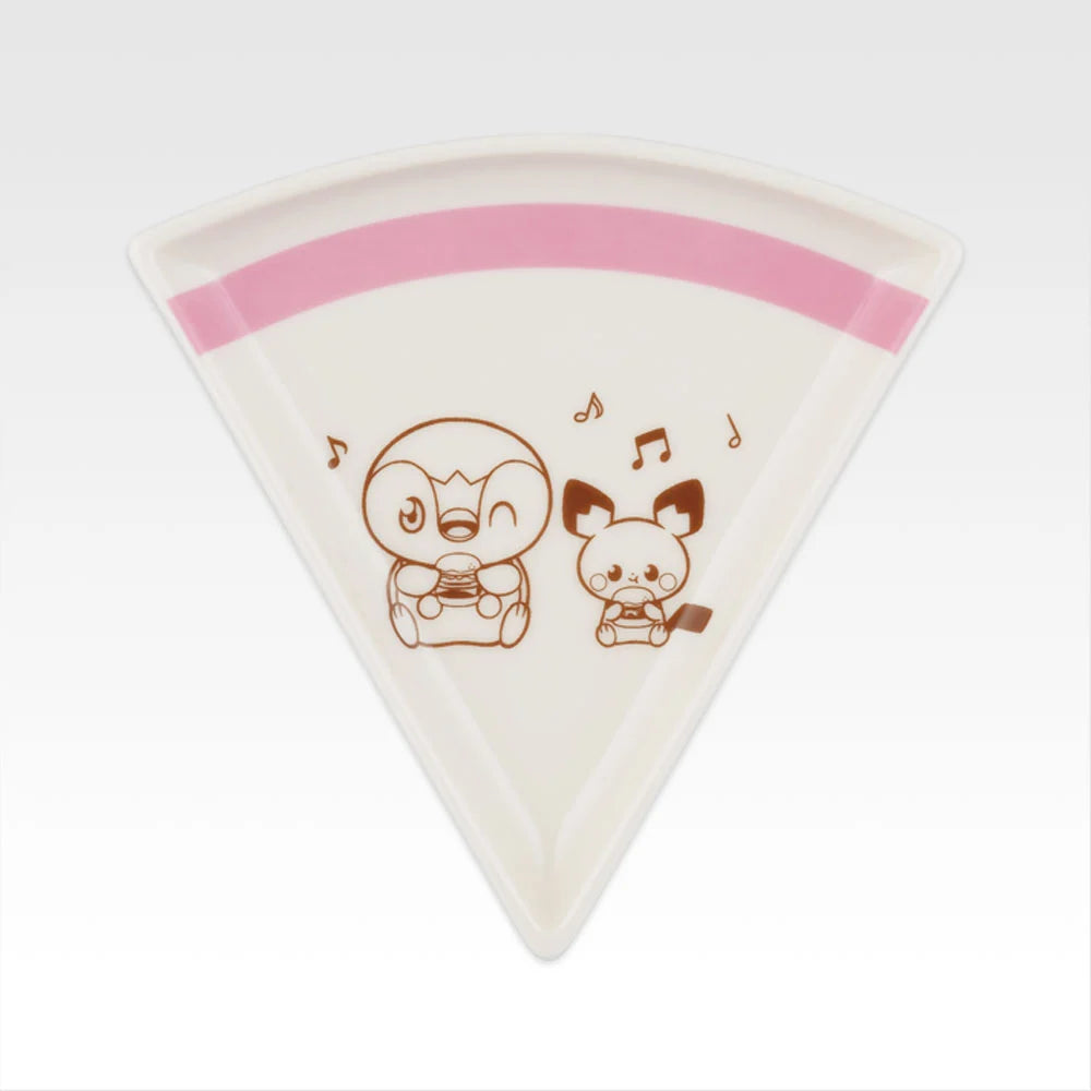 Ichiban   Kuji   Pokemon   Poke   Pieces   Welcome   to   the   PEACE   Diner   -   G   Prize   Pizza-shaped   Plate   Complete   Set   of   6   Types