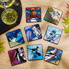 Ichiban   Kuji   Rurouni   Kenshin   Meiji   Swordsman   Romantic   Story   Kyoto   Uprising   -   E   Prize   Rubber   Coaster   Complete   Set   of   8   Types