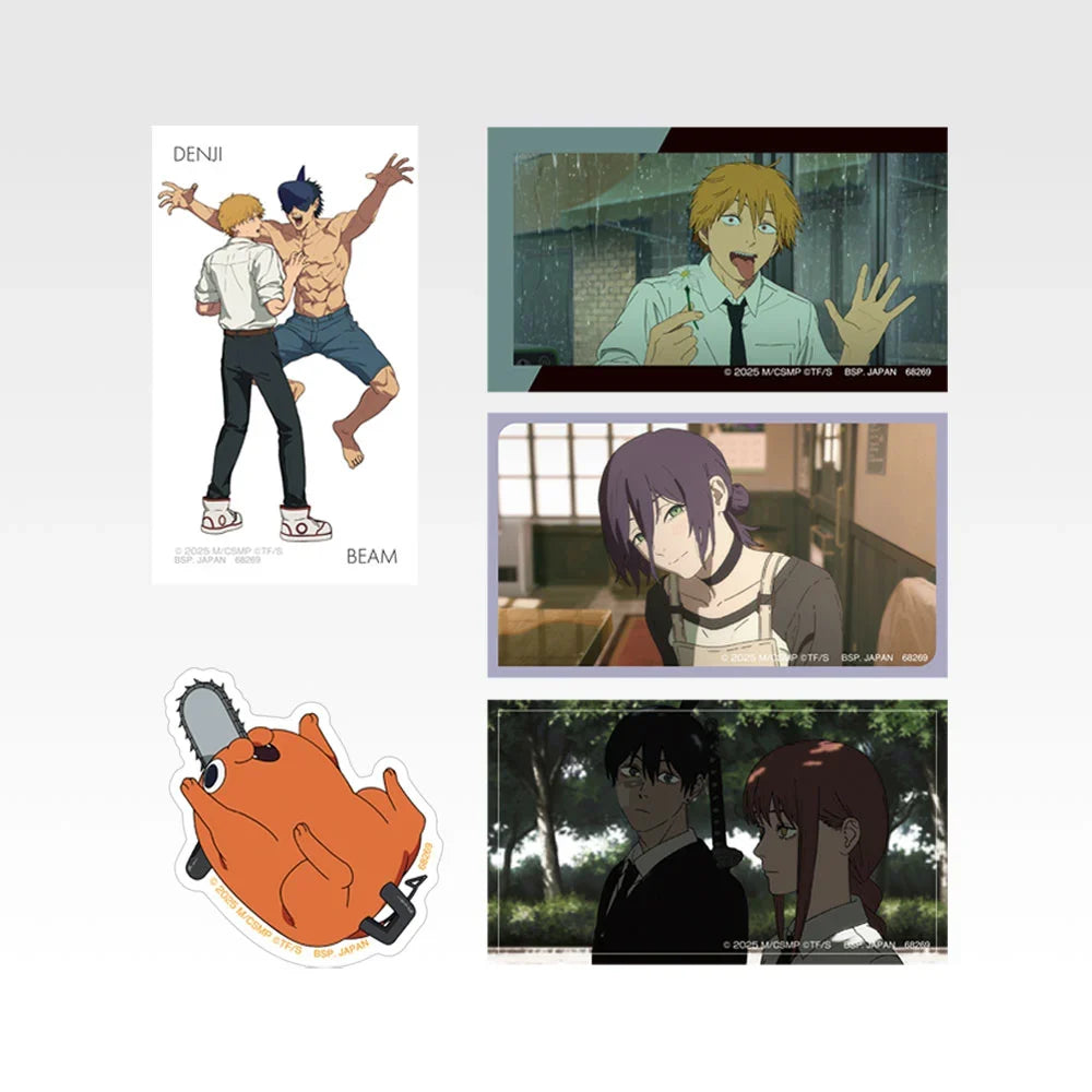 Ichiban   Kuji   Theatrical   Version   Chainsaw   Man   Movie   Reze   Arc   2nd   Edition   -   G   Prize   Hologram   Sticker   Set   Complete   Set   of   8   Types