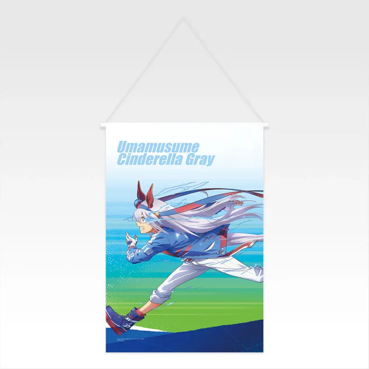 Ichiban   Kuji   Uma   Musume   Cinderella   Gray   Ash   Monster   vs.   White   Lightning   -   F   Prize   Originally   Drawn   Tapestry   Complete   Set   of   7   Types