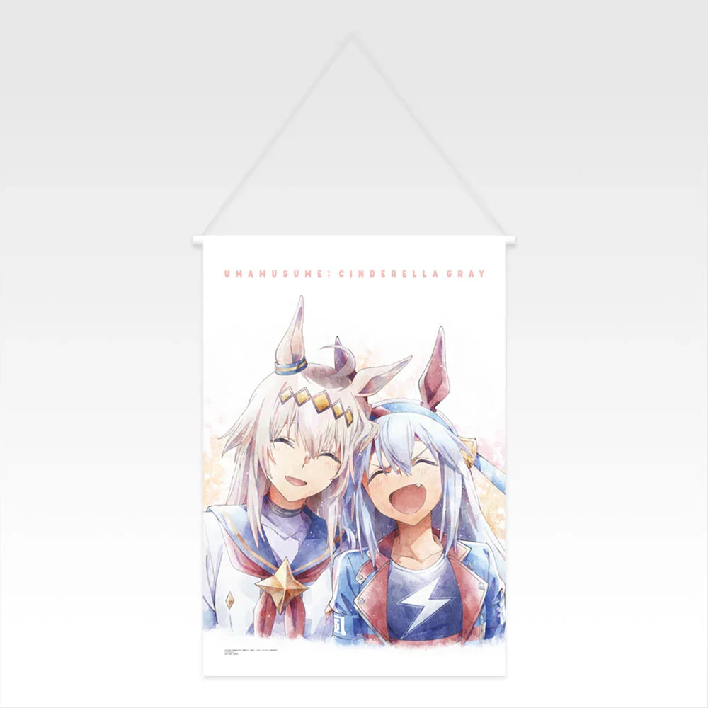 Ichiban   Kuji   Uma   Musume   Cinderella   Gray   Ash   Monster   vs.   White   Lightning   -   F   Prize   Originally   Drawn   Tapestry   Complete   Set   of   7   Types