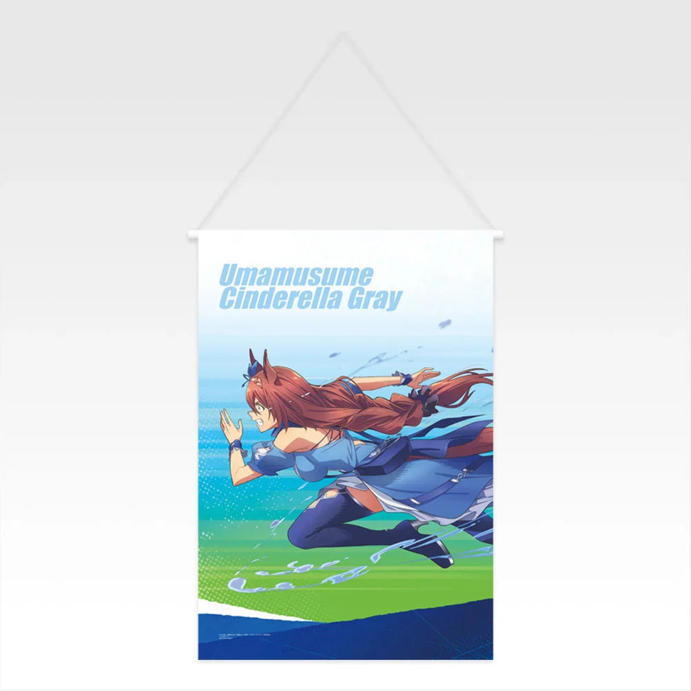 Ichiban   Kuji   Uma   Musume   Cinderella   Gray   Ash   Monster   vs.   White   Lightning   -   F   Prize   Originally   Drawn   Tapestry   Complete   Set   of   7   Types