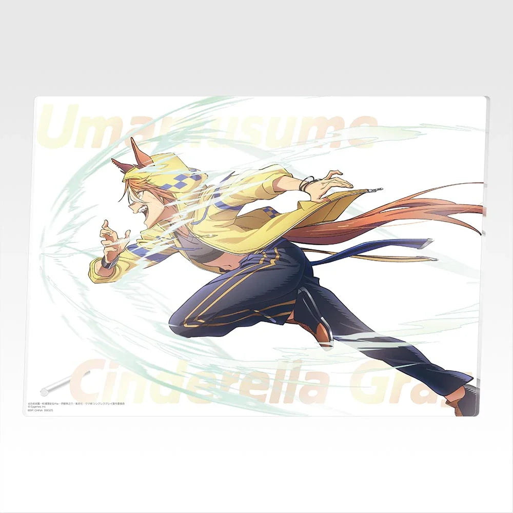 Ichiban   Kuji   Uma   Musume   Cinderella   Gray   Ash   Monster   vs.   White   Lightning   -   G   Prize   Original   Acrylic   Board   Complete   Set   of   8   Types