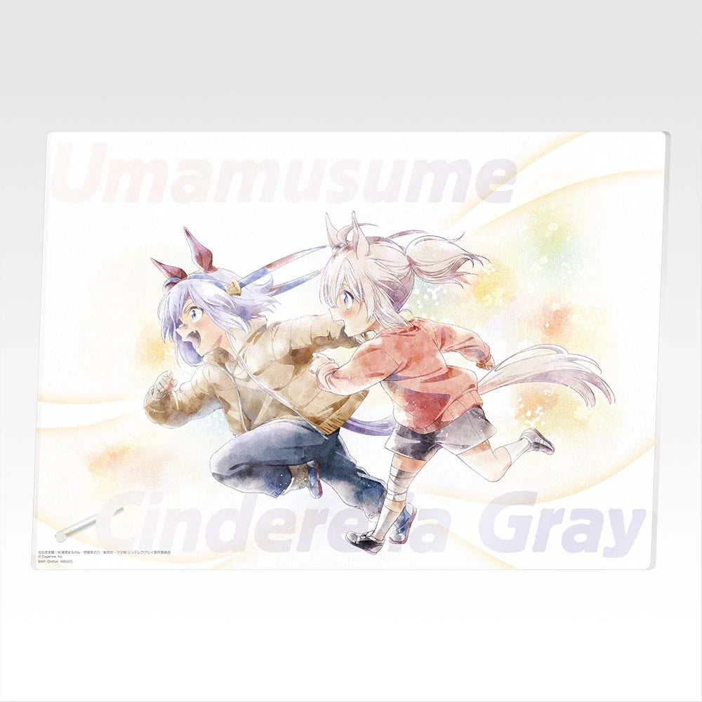 Ichiban   Kuji   Uma   Musume   Cinderella   Gray   Ash   Monster   vs.   White   Lightning   -   G   Prize   Original   Acrylic   Board   Complete   Set   of   8   Types
