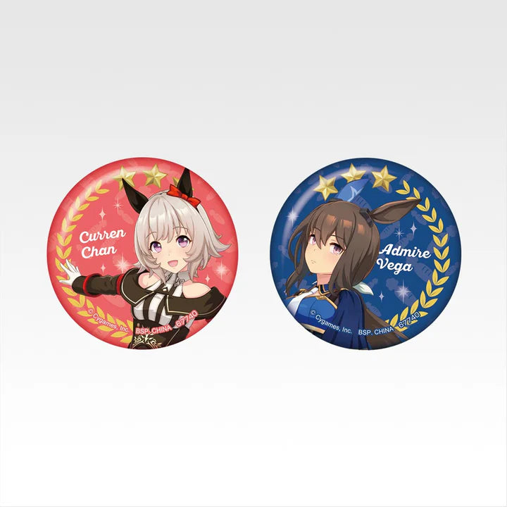Ichiban   Kuji   Uma   Musume   Pretty   Derby   12th   Edition   -   E   Prize   Can   Badge   Set   Complete   Set   of   10   Types
