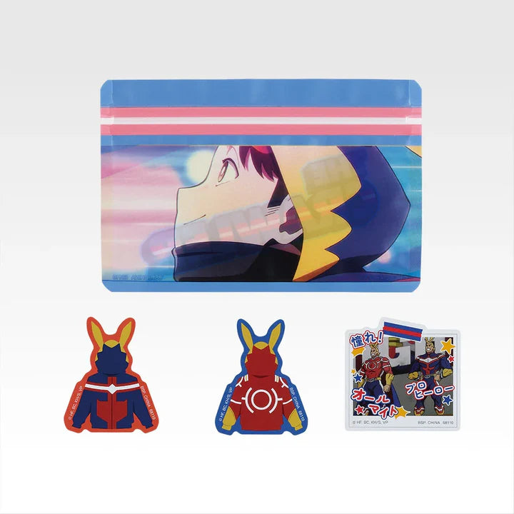 Ichiban   Kuji   Vigilantes   My   Hero   Academia   ILLEGALS   -   H   Prize   Zipper   Bag   &   Stickers   Complete   Set   of   10   Types