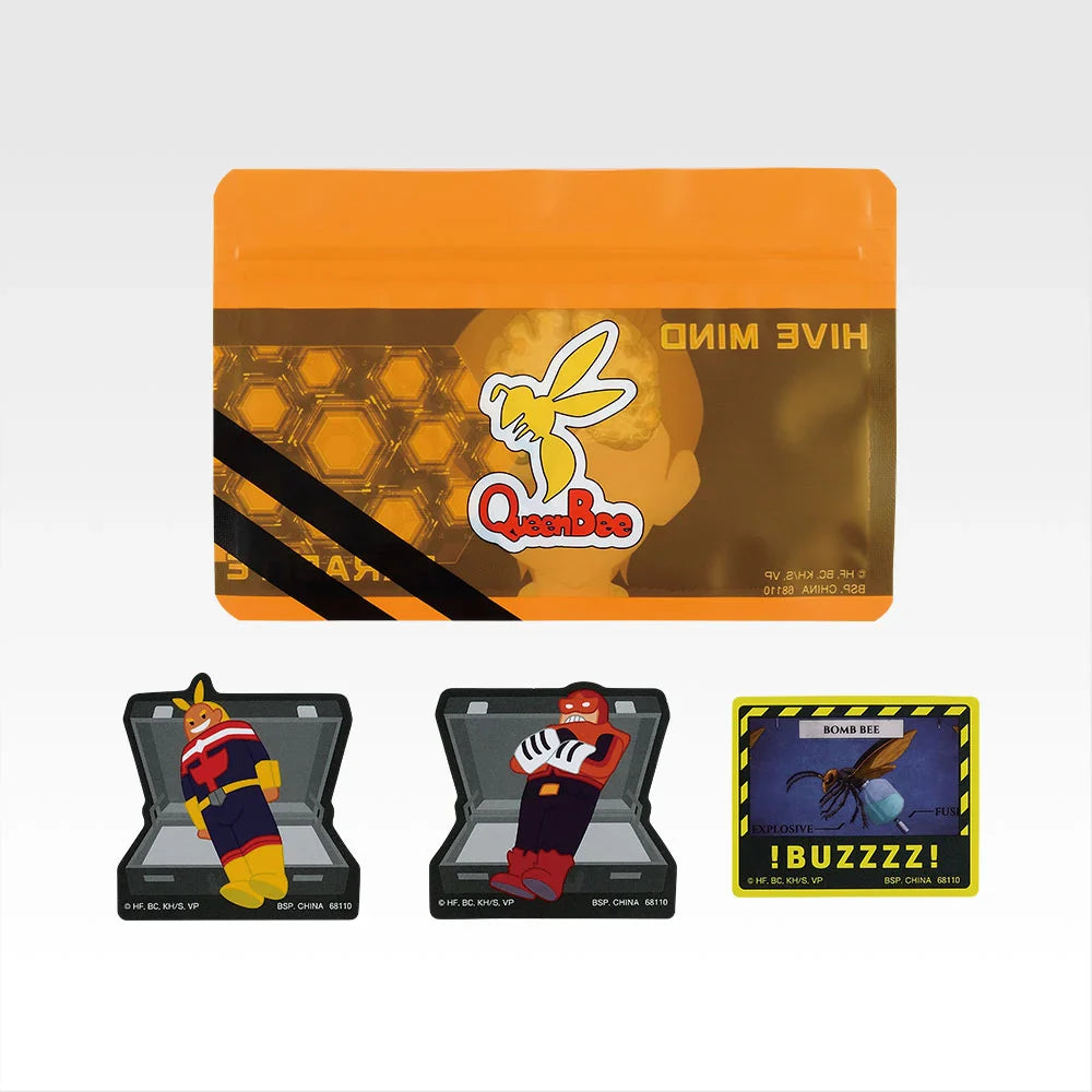 Ichiban   Kuji   Vigilantes   My   Hero   Academia   ILLEGALS   -   H   Prize   Zipper   Bag   &   Stickers   Complete   Set   of   10   Types