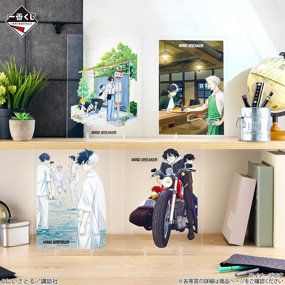 Ichiban   Kuji   Wind   Breaker   5th   Anniversary   of   the   Original   Work   -   C   Prize   Acrylic   Board   Complete   Set   of   4   Types